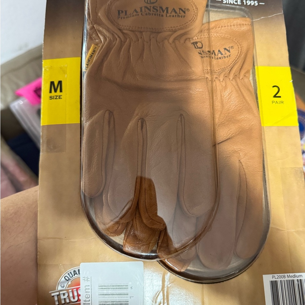Men's Leather Gloves - Brown